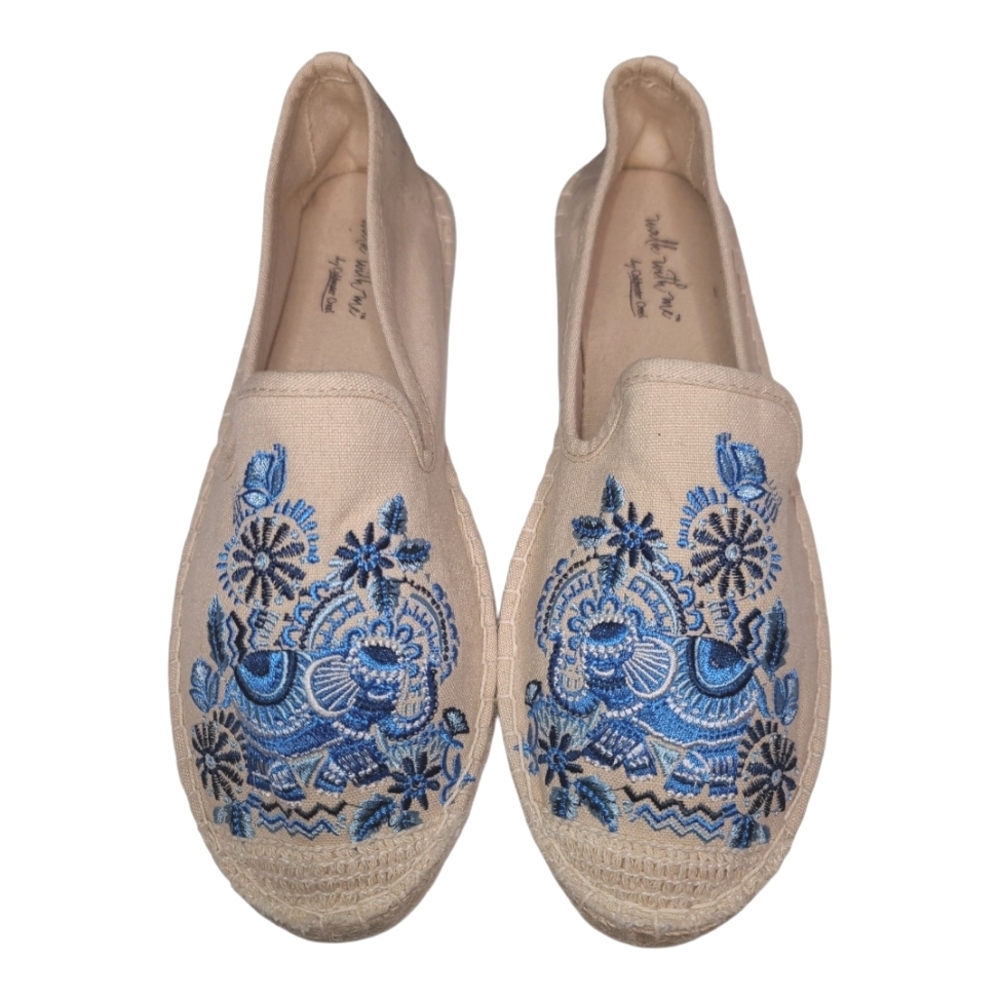 Coldwater Creek Canvas Espadrilles  NWOT  8